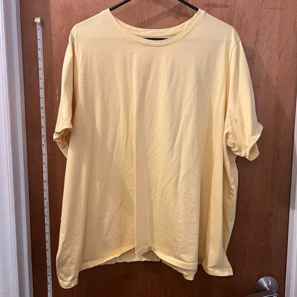 🐻Size 3X(24/26W) - Lands' End - Yellow Short Sleeve T-Shirt - Picture 1 of 6